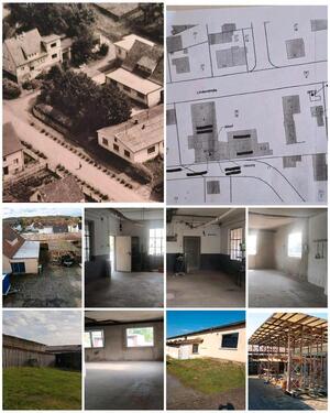 Foto - Gebäudekomplex m. 3 Wohneinheiten, Lagerhalle und gr. Grundstück