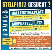 Unterstellplatz in Halle oder Außen für Kfz, Motorrad, Wohnmobil - Altenthann Forstmühle