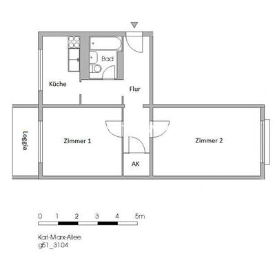 Foto - Wohnungsswap - 2 Zimmer, 57 m² - Karl-Marx-Allee, Friedrichshain, Berlin