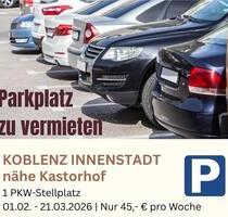 Parkplatz zu vermieten - Koblenz Innenstadt