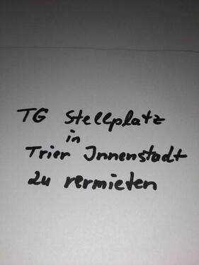 Foto - TG Stellplatz Parkplatz Trier Innenstadt Garage zu vermieten