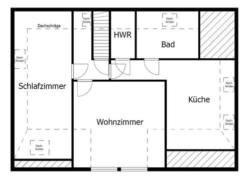 Foto - 2 Zimmer Wohnung, Küche, Bad in Hurrel, Hude