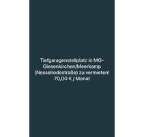 Tiefgaragenstellplatz für PKWMotorrad - Mönchengladbach Süd