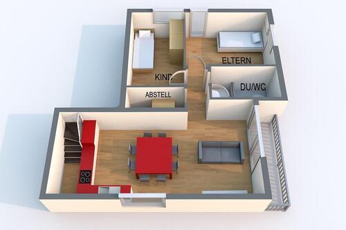 Foto - Etagenwohnung zur Miete in Neudenau