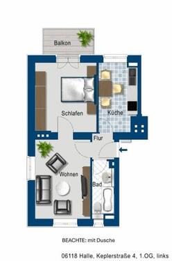 Foto - Wir sanieren für Sie! - 415,00&nbsp;EUR Kaltmiete, ca.&nbsp; 46,09&nbsp;m&sup2;