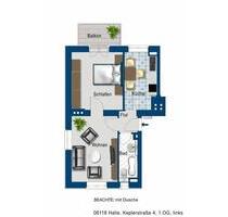 Wir sanieren für Sie! - 415,00&nbsp;EUR Kaltmiete, ca.&nbsp; 46,09&nbsp;m&sup2; in Halle (Saale) (PLZ: 06118) Frohe Zukunft