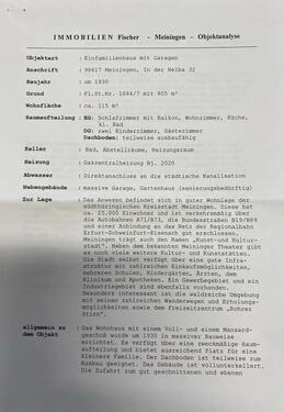 Foto - Einfamilienhaus in Meiningen zum Kaufen