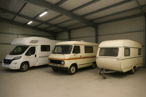 Foto - Beheizter Unterstellplatz – ideal für Wohnmobile, Oldtimer, usw.