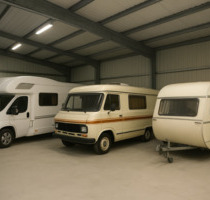 Beheizter Unterstellplatz – ideal für Wohnmobile, Oldtimer, usw. - Flachslanden