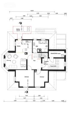 Foto - Etagenwohnung in Freiberg zur Miete