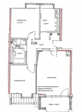 Foto - 5 Zimmer Maisonettenwohnung in Machern