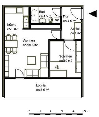 Foto - 2 Zimmer Etagenwohnung in Hannover