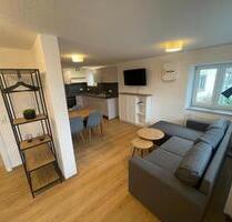 Helle 2-Zi-EG-Wohnung *MÖBLIERT* Terrasse + EBK in Untermarchtal