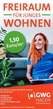 Foto - 2,5 Zimmer fast einzugsfertig in Wehringhausen für Studenten & Azubis