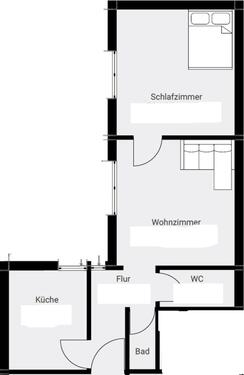 Foto - 2 Zimmer Etagenwohnung zur Miete in Mögglingen