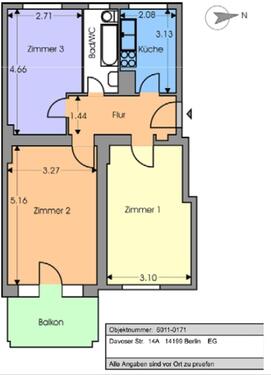 Foto - 3 Zimmer Etagenwohnung in Berlin