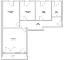 Frisch sanierte 3-Zimmer-Wohnung mit Balkon - Waging am See Fisching