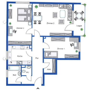Foto - Etagenwohnung zum Kaufen in Hanau