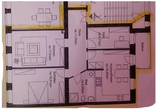 Foto - Etagenwohnung in Leipzig zur Miete