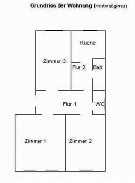 Foto - 3 Zimmer Etagenwohnung zur Miete in Braunschweig