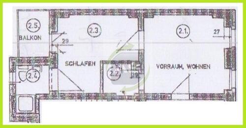 Foto - 2 Zimmer Etagenwohnung zur Miete in Zwickau