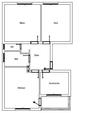Foto - Etagenwohnung zur Miete in Mönchengladbach