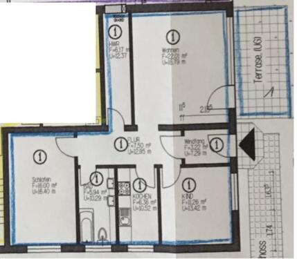 Foto - Helle 3-Zimmer Wohnung im EG in Romrod