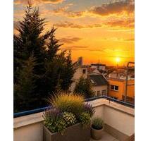 Penthouse Wohnung mit großer Dachterrasse und Klimaanlage - Frankfurt am Main Oberrad