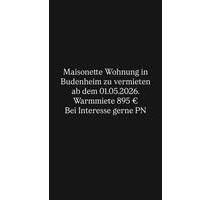Schöne Maisonette-Wohnung in Budenheim 55257