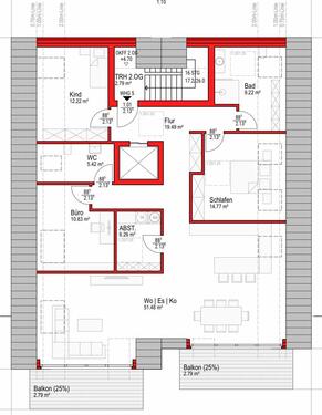 Foto - Penthousewohnung in 48455 Bad Bentheim - Erstbezug