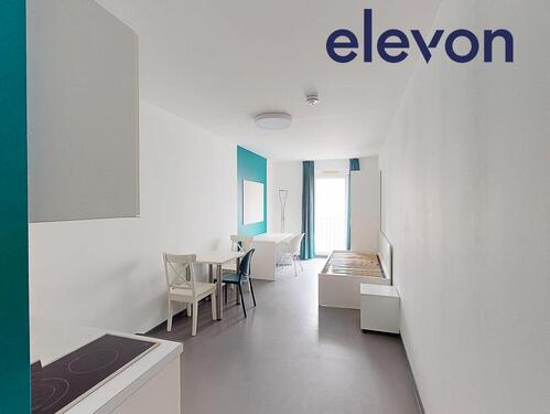 Foto - Für Personen in Aus-und Weiterbildung - Möbliertes 1-Zimmer-Apartment mit EBK und Balkon