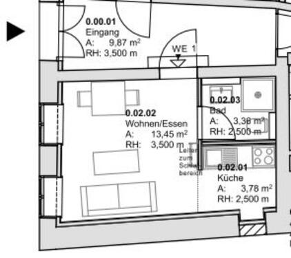 Foto - Kleine schöne 1-Raum-Wohnung im EG in Güstrow