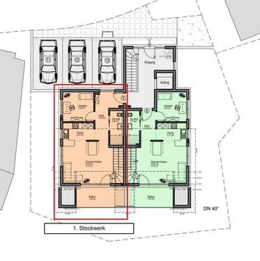 Foto - 4 Zimmer Maisonettenwohnung zur Miete in Künzelsau