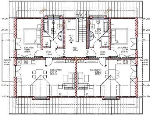Foto - Mietwohnung 2 Zimmer Erstbezug Balkon