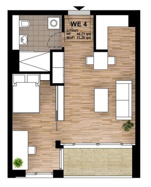 Foto - 2 Zimmer Etagenwohnung zur Miete in Leipzig