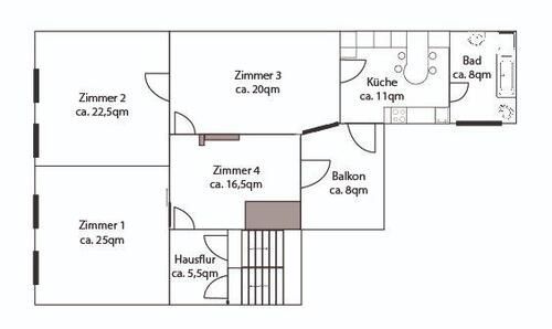 Foto - Attraktive 3,5Raum-Wohnung mit EBK und Balkon im Zentrum von Aken