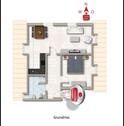 Foto - 2 Zimmer Dachgeschoßwohnung zur Miete in Durlangen