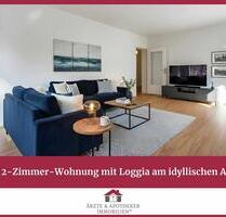 Sanierte 2-Zimmer-Wohnung mit Loggia am idyllischen Alsterlauf - Hamburg Wandsbek
