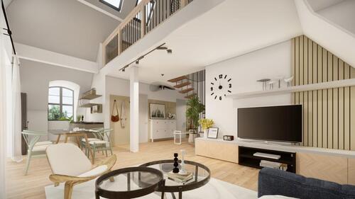 Foto - 2-R-Galeriewohnung mit Loggia - 1.097,00&nbsp;EUR Kaltmiete, ca.&nbsp; 78,37&nbsp;m&sup2;