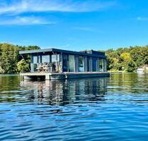 Luxus - Hausboot 15,0 x 5,0 m für ganzjähriges autarkes Wohnen - Berlin Treptow-Köpenick