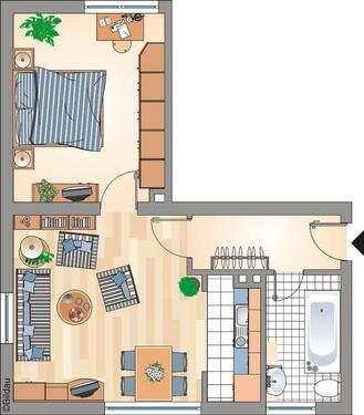 Foto - Charmante 2-Zimmer-Etagenwohnung in Recklinghausen – ideal für Singles oder Paare! WBS erforderlich