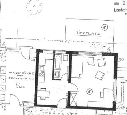 Foto - Renovierte 1 Zi- Souterrain Wohnung nähe Kräherwald