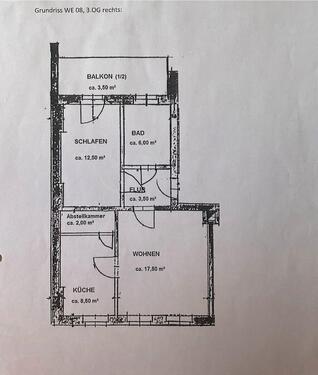Foto - 2 Zimmer Etagenwohnung zur Miete in Leipzig