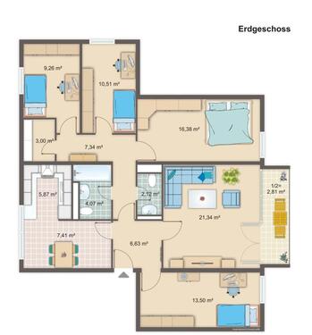 Foto - 5 ZIMMER EG WOHNUNG IN MANNHEIM VOGELSTANG