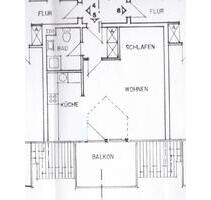 Charmante 1-Zimmer-Wohnung mit großem Süd-Balkon in Seeburg - Ebergötzen