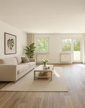 Foto - Neu renovierte 3 - Raumwohnug Am Sportpark 14 mit Einbauküche und Balkon, bezugsfertig ab 03.2026!