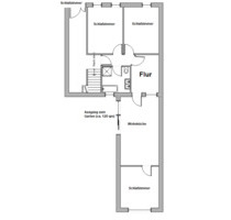 120 qm Erdgeschoss (4 Räume) mit Garten - Limbach-Oberfrohna