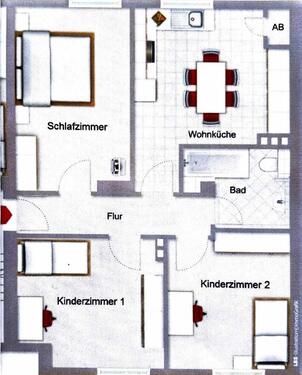 Foto - 3-Zimmerwohnung 73,6 qm in zentraler Lage in Köln-Höhenberg WG ge