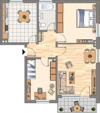 Foto - Demnächst frei! 3-Zimmer-Wohnung in Castrop-Rauxel Habinghorst