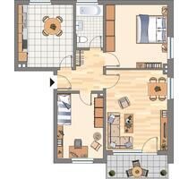 Demnächst frei! 3-Zimmer-Wohnung in Castrop-Rauxel Habinghorst
